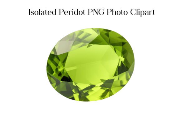 Download Isolated Peridot Gemstone Photo Clipart - Premium Bundle