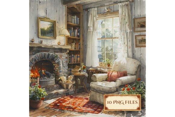 Download Cozy Cottage Scrapbook Background Paper - Premium Resources